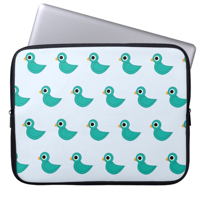 vogeltje   laptop sleeve (Voorkant)