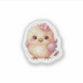 Vogeltje met boog sticker (Voorkant)