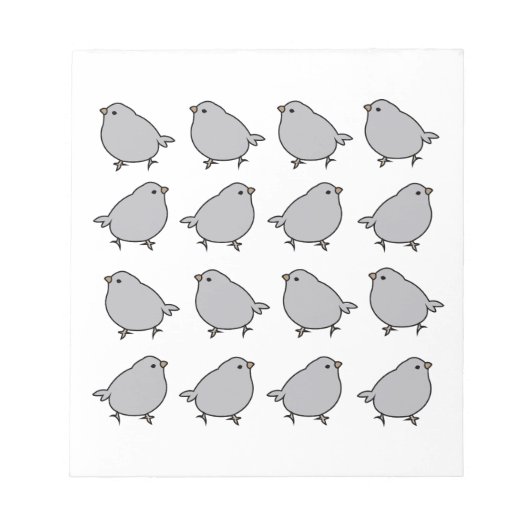 Vogeltje Notitieblok (Voorkant)