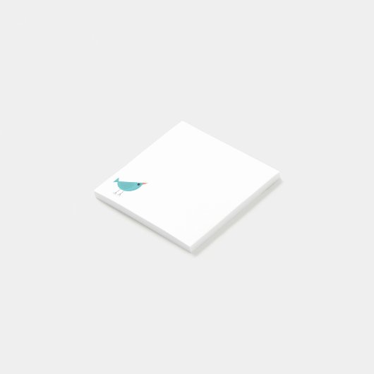 Vogeltje Post-it® Notes (Schuin)