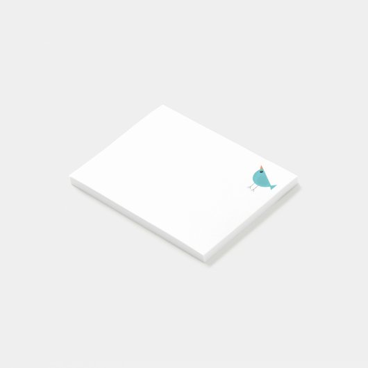 Vogeltje Post-it® Notes (Schuin)