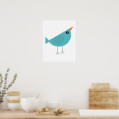Vogeltje poster (Keuken)
