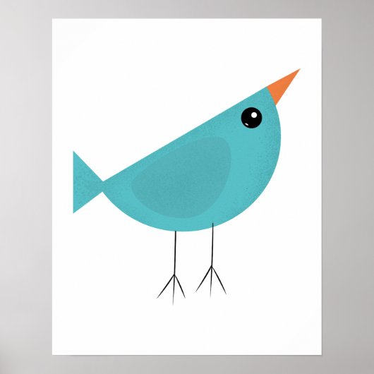 Vogeltje poster (Voorkant)