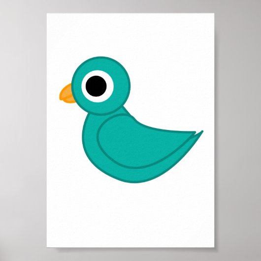vogeltje poster (Voorkant)