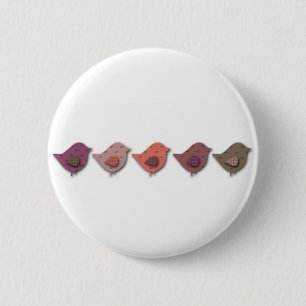 VOGELTJE RONDE BUTTON 5,7 CM