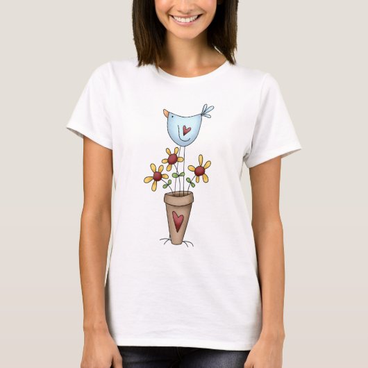 Vogeltje shirt (Voorkant)