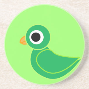 vogeltje zandsteen onderzetter