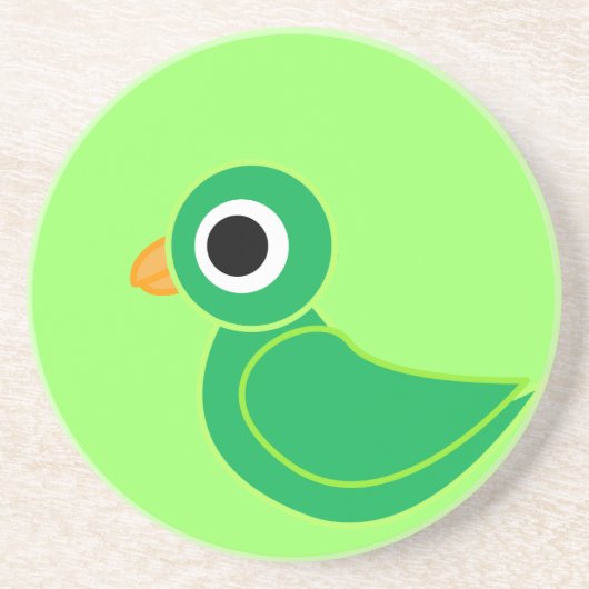 vogeltje zandsteen onderzetter (Voorkant)
