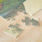  vogeltjes die op boomvertakkingen worden vastgema legpuzzel (Zijkant)