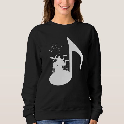Vogeltjes Drummer Trui (Voorkant)