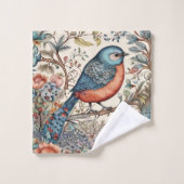 vogeltjes Scandinavisch stoffenontwerp Bad Handdoek (Wasdoekje)