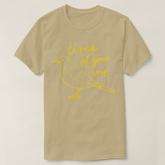 Vogeltrekduif is van je krap 1 t-shirt (Design voorkant)