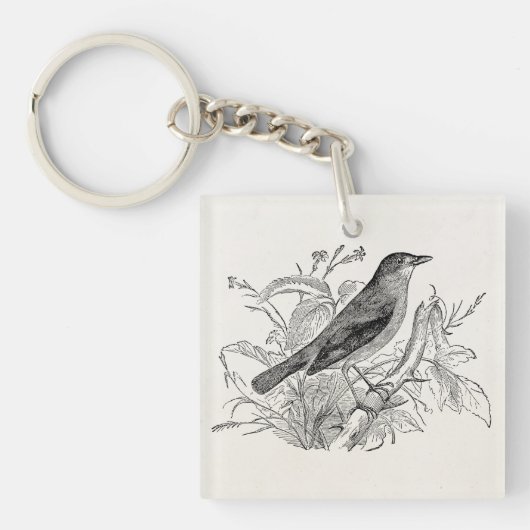  vogeltrekvogels - Speciaal gepersonaliseerde voge Sleutelhanger (voorkant)