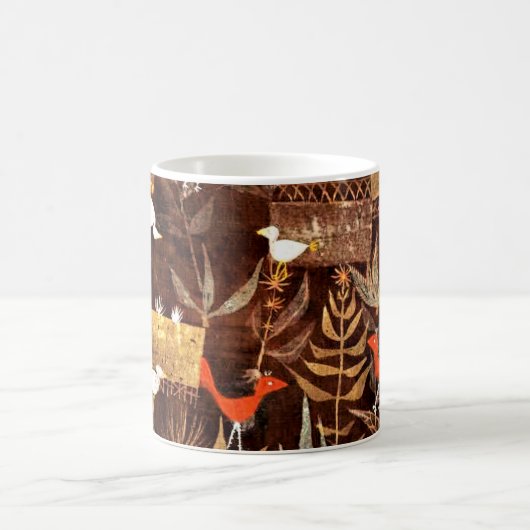 Vogeltuin, beroemd schilderij van Paul Klee Koffiemok (Center)