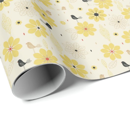 Vogeltuin Cadeaupapier (Rol Hoek)