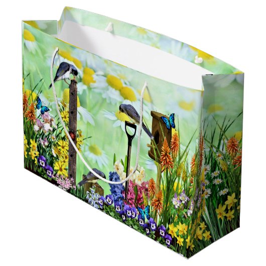 Vogeltuin Groot Cadeauzakje (Achterkant Gekanteld)