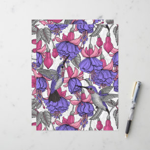 Vogeltuin in melroos en roze