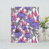 Vogeltuin in melroos en roze (Staand voorkant)