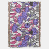 Vogeltuin in melroos en roze deken (Voorkant Verticaal)