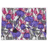 Vogeltuin in melroos en roze groot cadeauzakje (Voorkant)