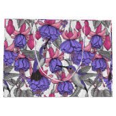 Vogeltuin in melroos en roze groot cadeauzakje (Achterkant)