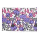 Vogeltuin in melroos en roze kussensloop (Achterkant-Links)