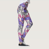 Vogeltuin in melroos en roze leggings (Rechts)