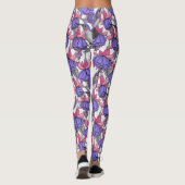 Vogeltuin in melroos en roze leggings (Achterkant)