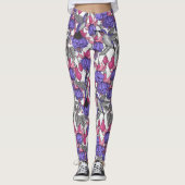 Vogeltuin in melroos en roze leggings (Voorkant)