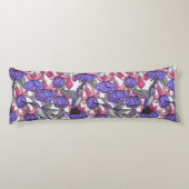 Vogeltuin in melroos en roze lichaamskussen (Achterkant)