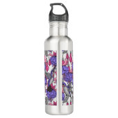 Vogeltuin in melroos en roze waterfles  (Achterkant)