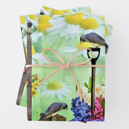 Vogeltuin Inpakpapier Vel (In situ)