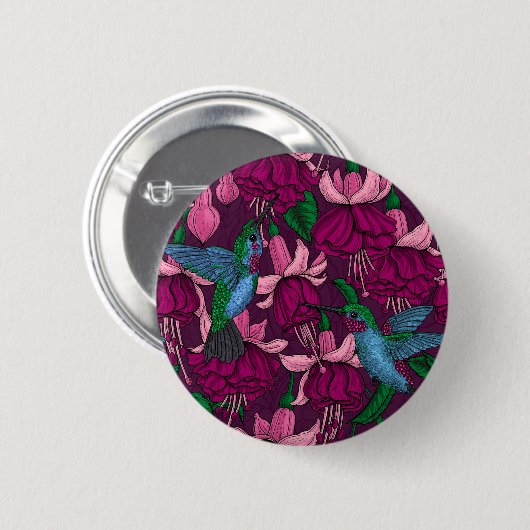 Vogeltuin Ronde Button 5,7 Cm (Voorkant /achterkant)