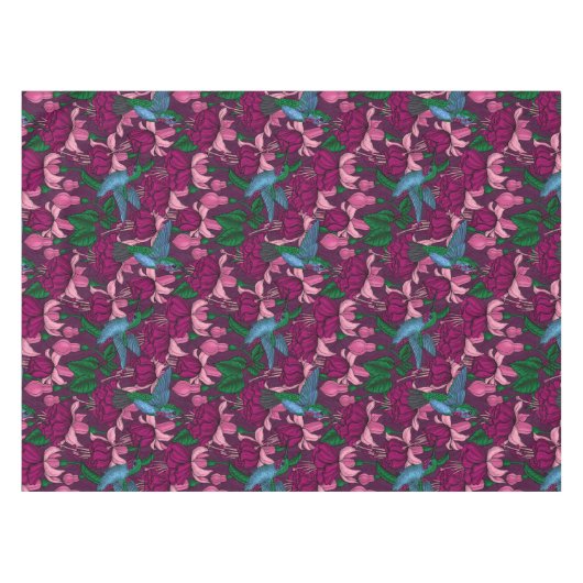 Vogeltuin Tafelkleed (Voorkant (Horizontaal))