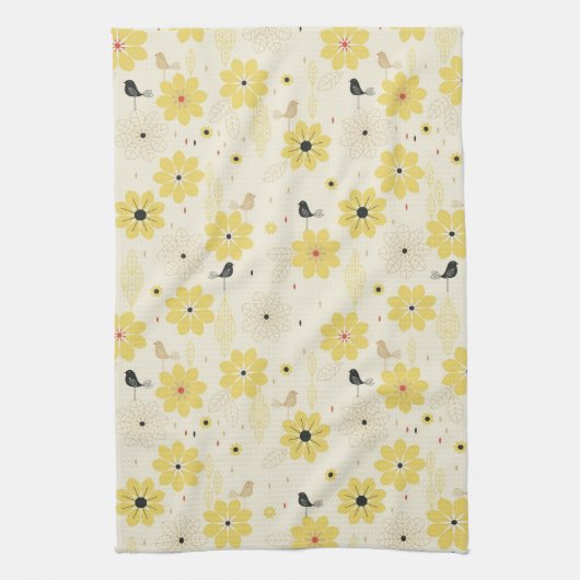 Vogeltuin Theedoek (Verticaal)