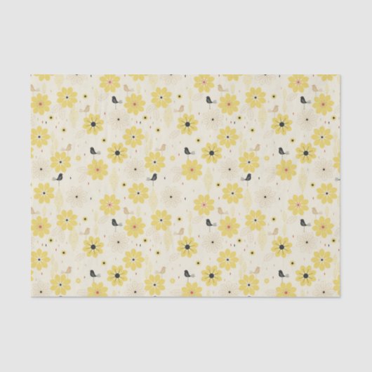 Vogeltuin Tissuepapier (Voorkant)