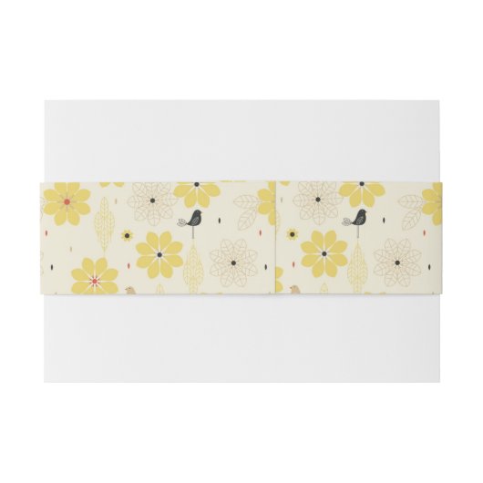 Vogeltuin Uitnodigingen Wikkel (Achterkant Voorbeeld)