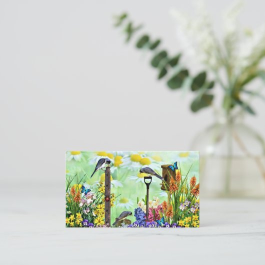 Vogeltuin Visitekaartje (Staand voorkant)