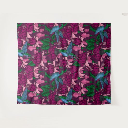 Vogeltuin Wandkleed (Voorkant (horizontaal))