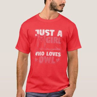 Vogeluilen Nachtelijke Schattigee meisje T-shirt