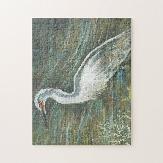 Vogeluitblazing in water legpuzzel (Verticaal)