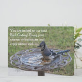 Vogeluitje Natuur Uitnodiging Kaart (Staand voorkant)