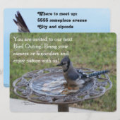 Vogeluitje Natuur Uitnodiging Kaart (Voorkant / Achterkant)