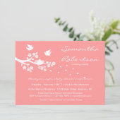 Vogeluitnodiging Baby shower Kaart (Staand voorkant)