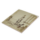 Vogelvangers, hindoe met lage kaste in Delhi, 19e  Tegeltje (Zijkant)