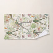 Vogelvangers met klaver bad handdoek (Handdoek)