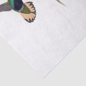 Vogelvederwild Orchidee Florence Tissuepapier (Detail)