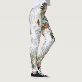 Vogelveer Bloem Palm Frond Ferns Leggings (Rechts)