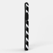 Vogelveet - Wit op zwart Case-Mate iPhone Case (Achterkant/rechts)