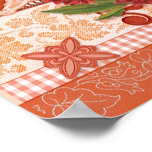 Vogelventilator en geem November Birdcage Poster (Hoek)